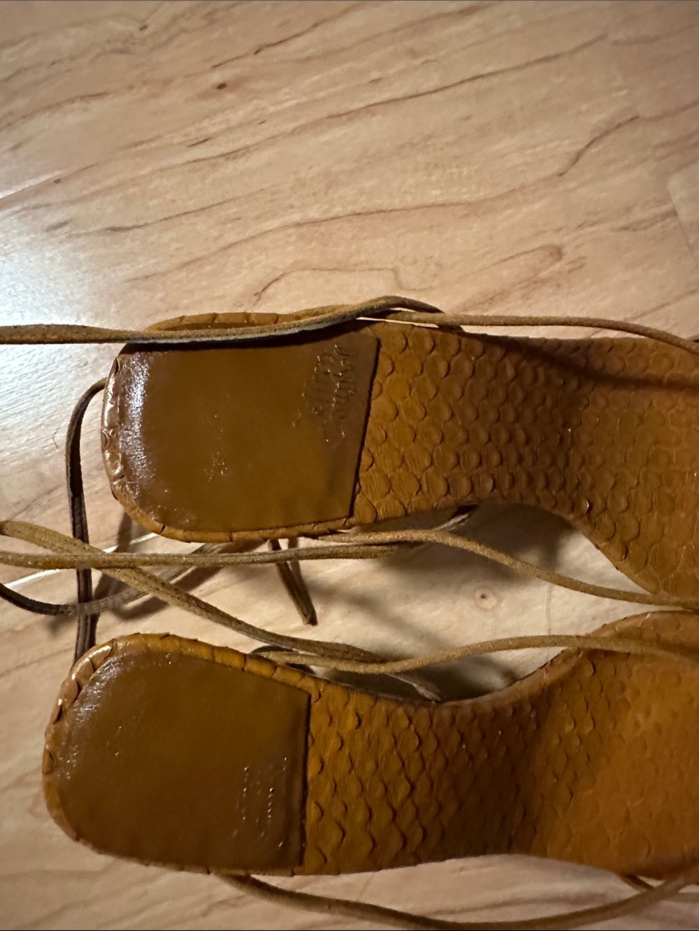 Jeffrey Campbell Fluxx Square Toe Mustard - Size 8.5 - Picture 3 of 4